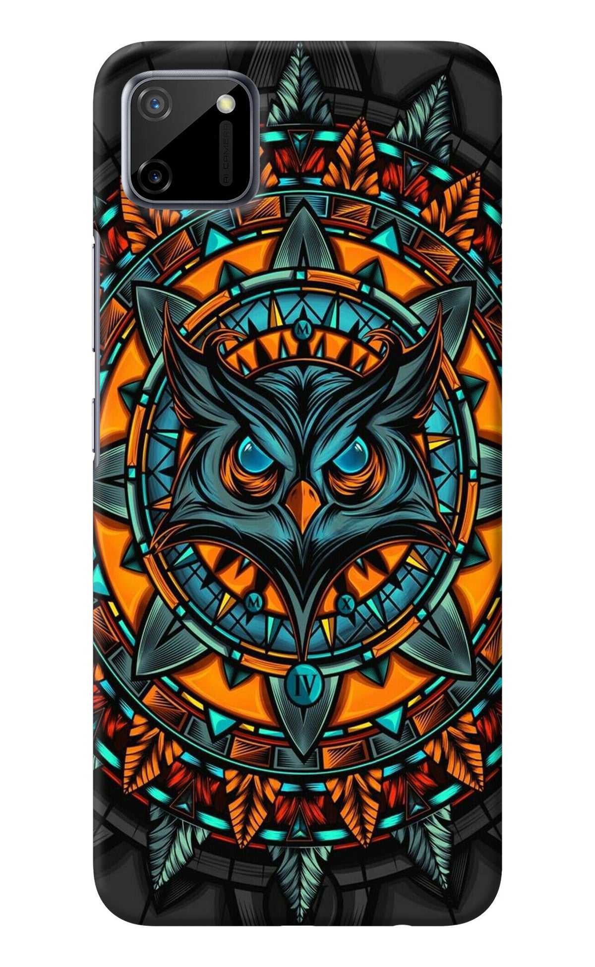 Angry Owl Art Realme C11 2020 Back Cover