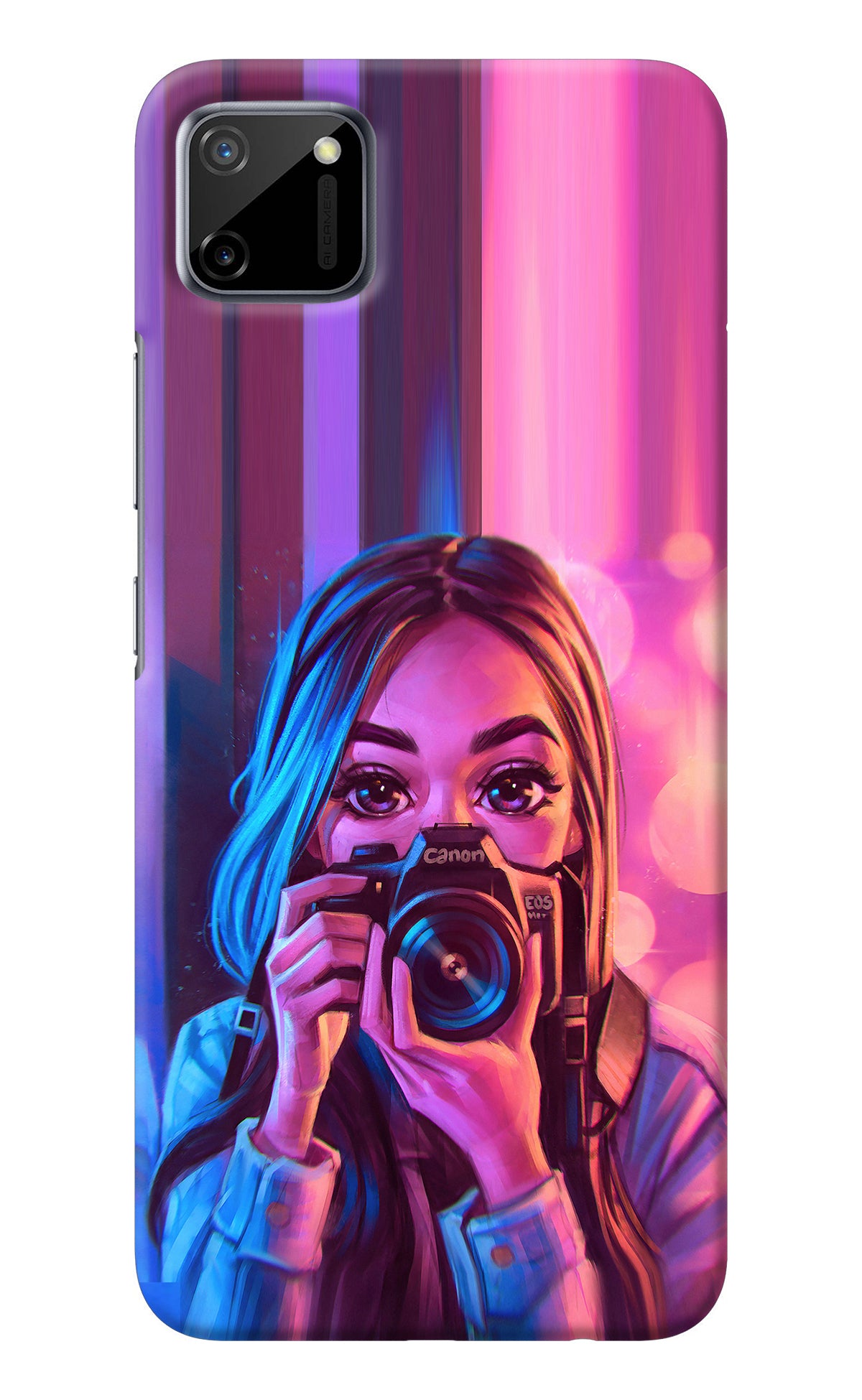 Girl Photographer Realme C11 2020 Back Cover