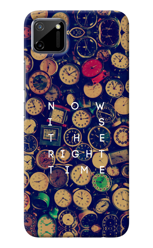 Now is the Right Time Quote Realme C11 2020 Back Cover