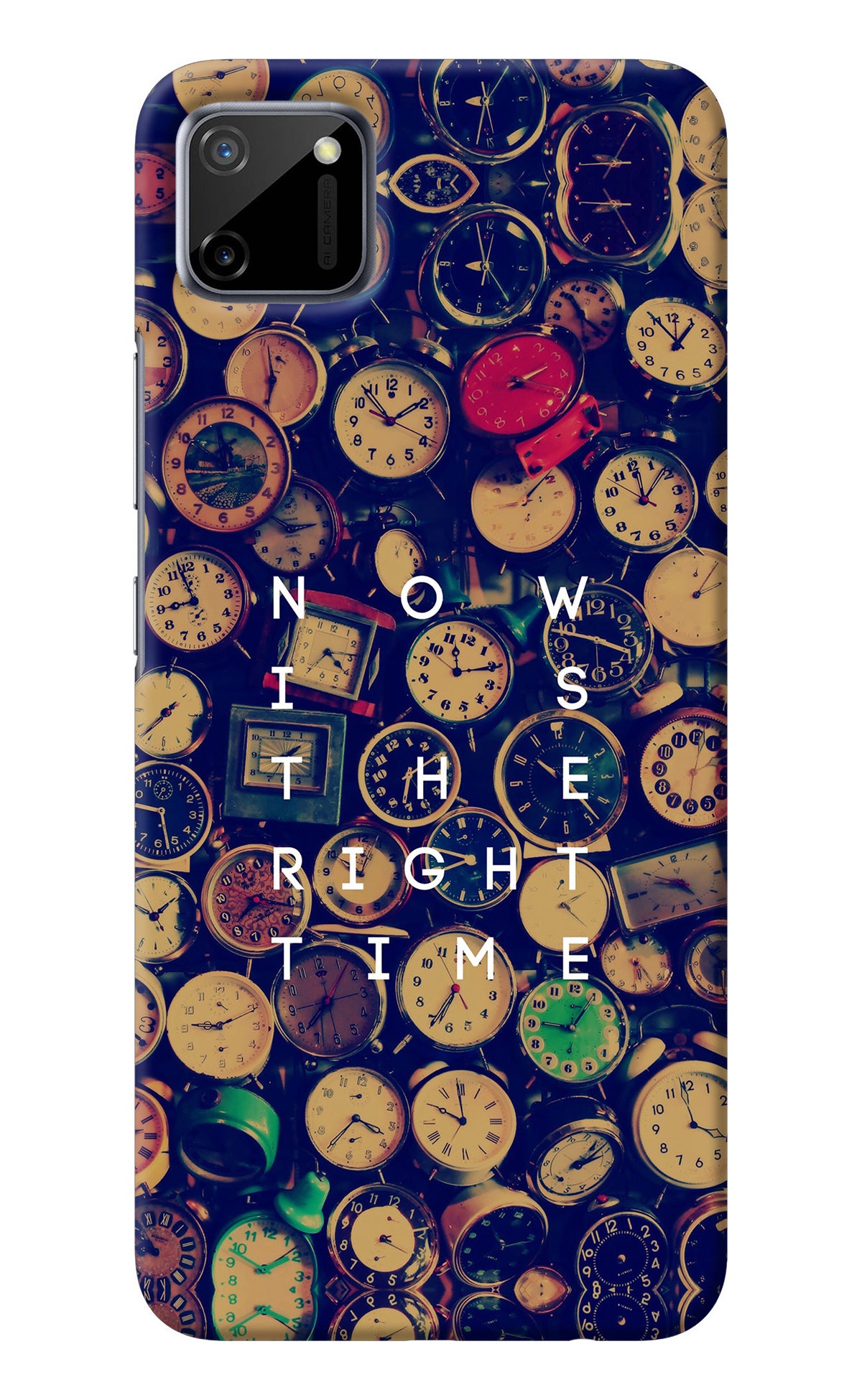 Now is the Right Time Quote Realme C11 2020 Back Cover