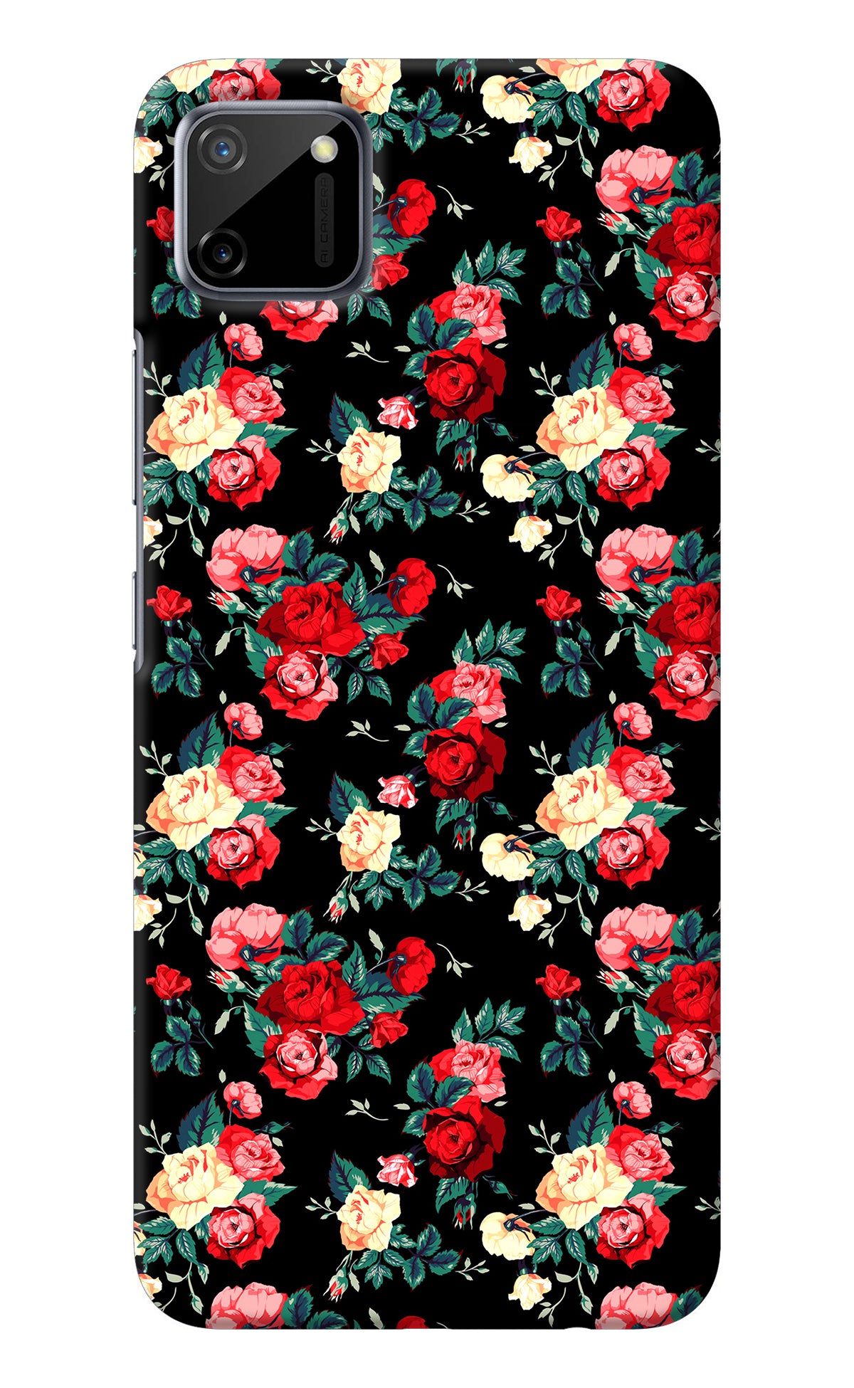 Rose Pattern Realme C11 2020 Back Cover