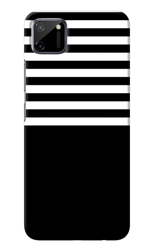 Black and White Print Realme C11 2020 Back Cover