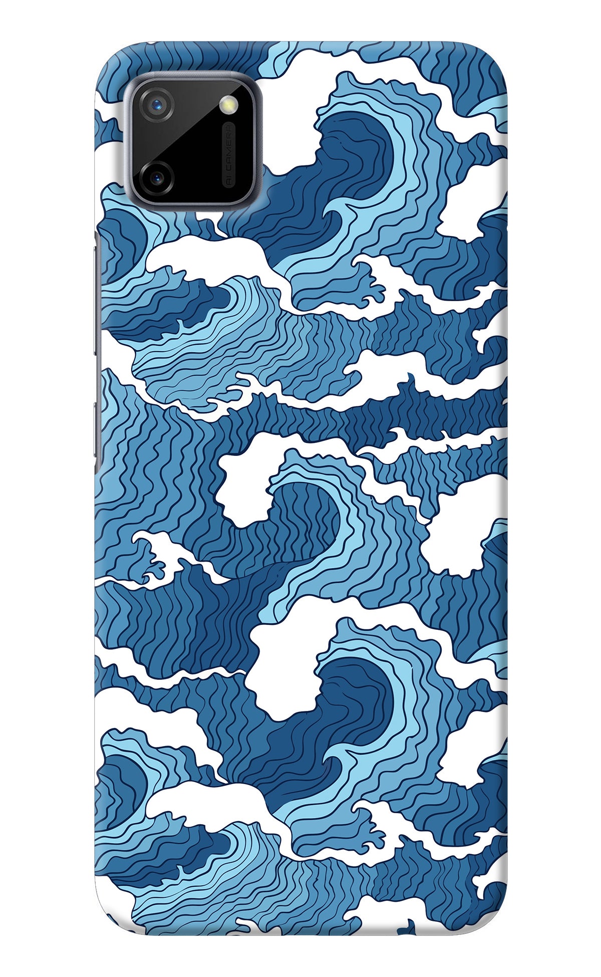 Blue Waves Realme C11 2020 Back Cover