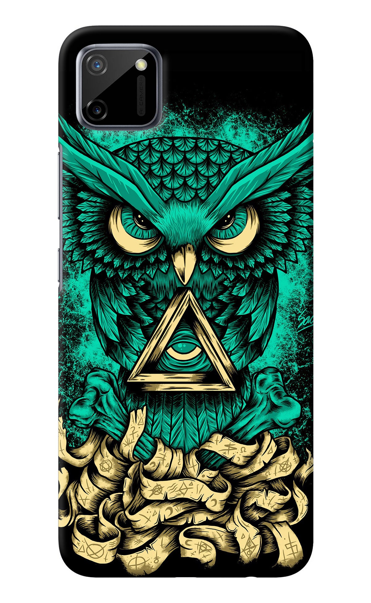 Green Owl Realme C11 2020 Back Cover