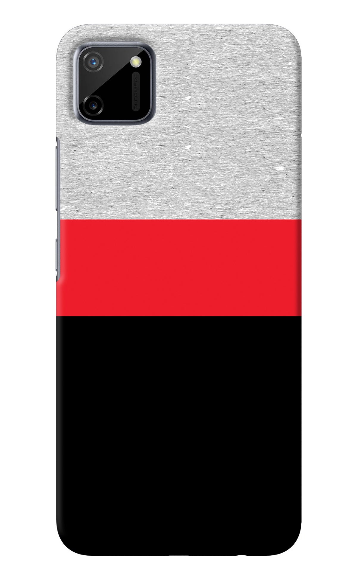 Tri Color Pattern Realme C11 2020 Back Cover