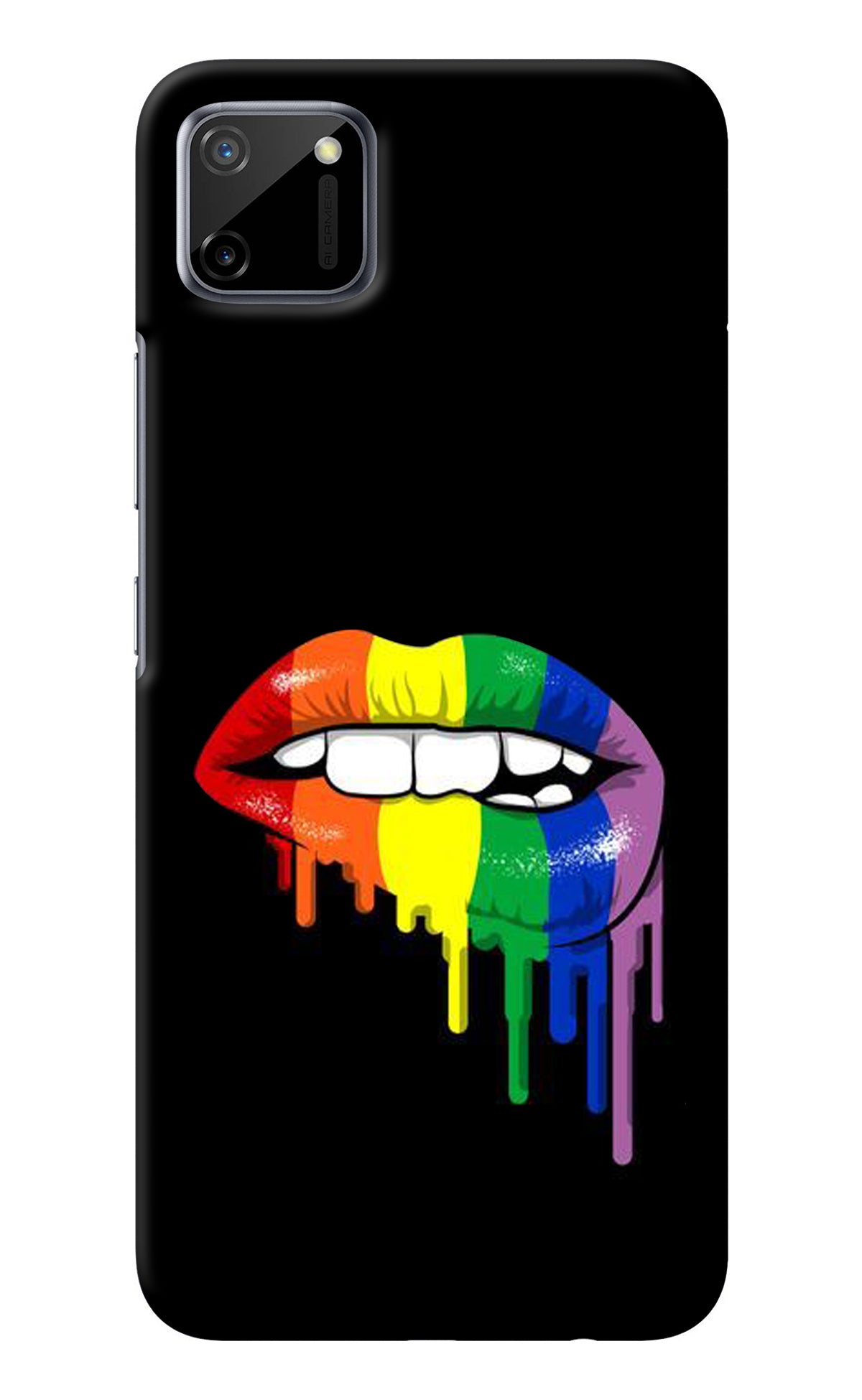 Lips Biting Realme C11 2020 Back Cover