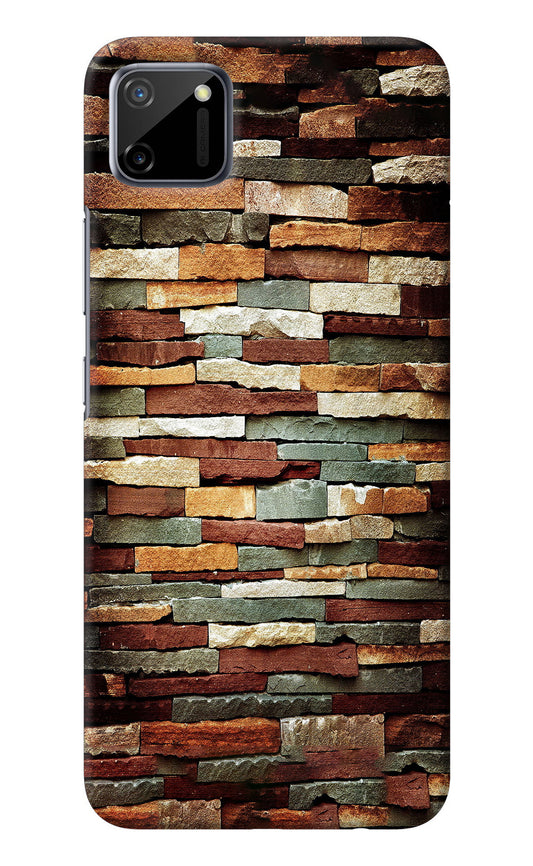 Bricks Pattern Realme C11 2020 Back Cover