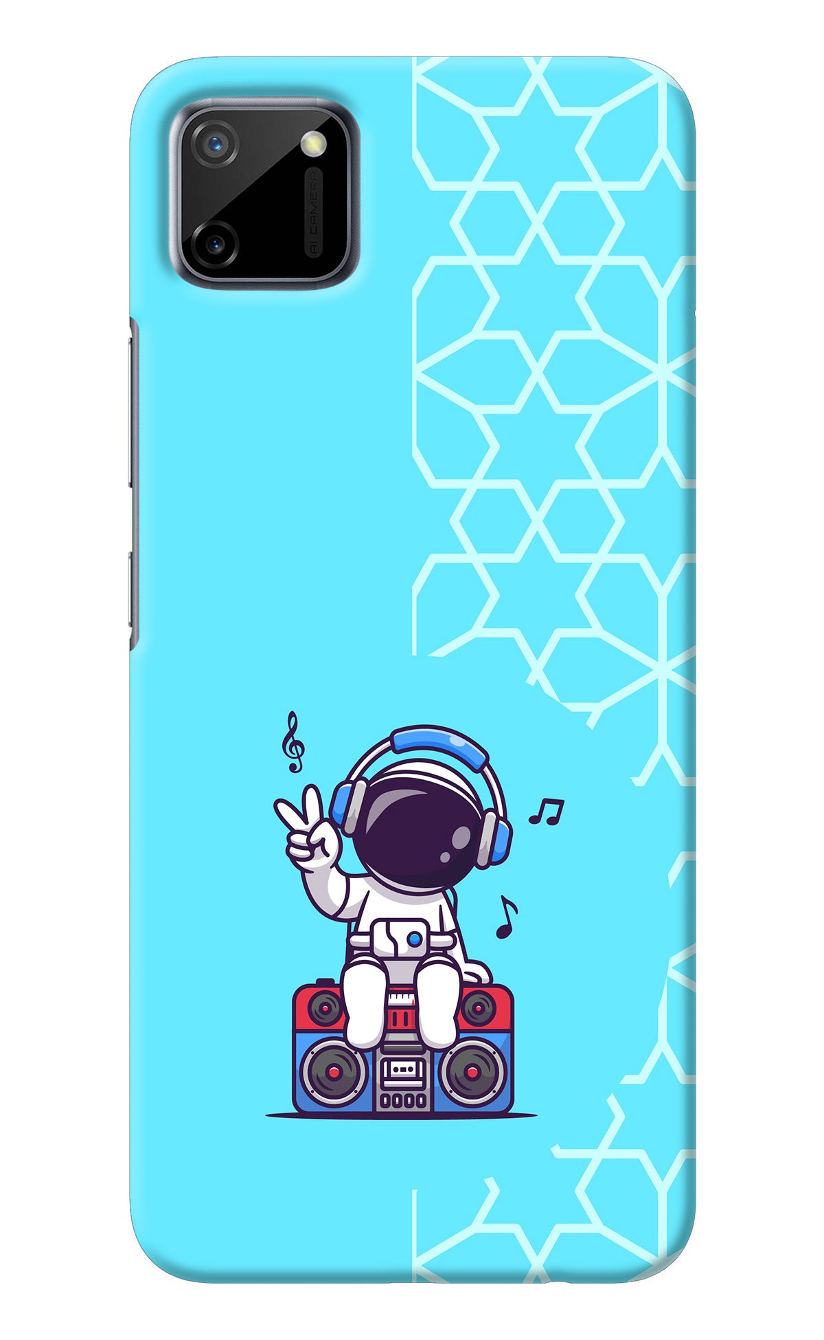 Cute Astronaut Chilling Realme C11 2020 Back Cover