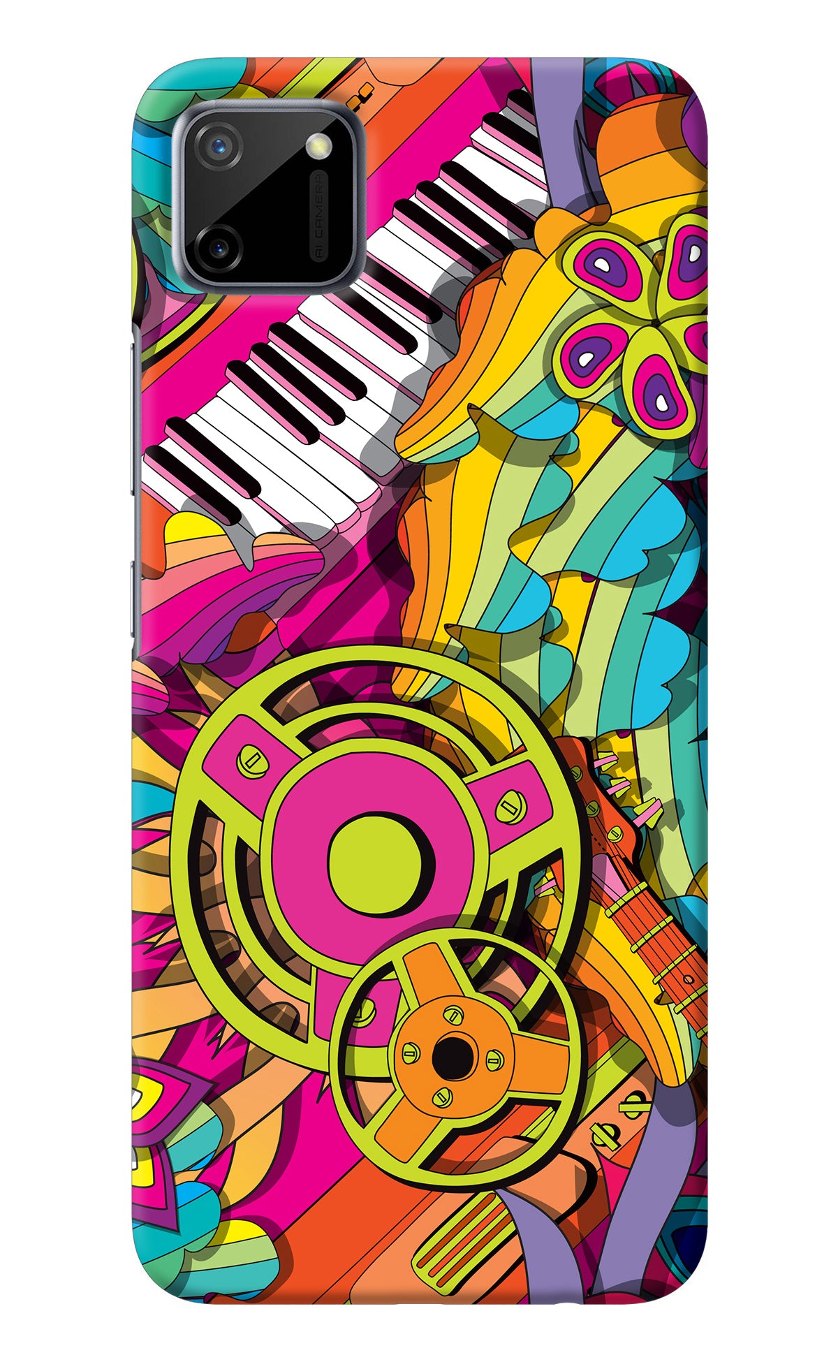 Music Doodle Realme C11 2020 Back Cover