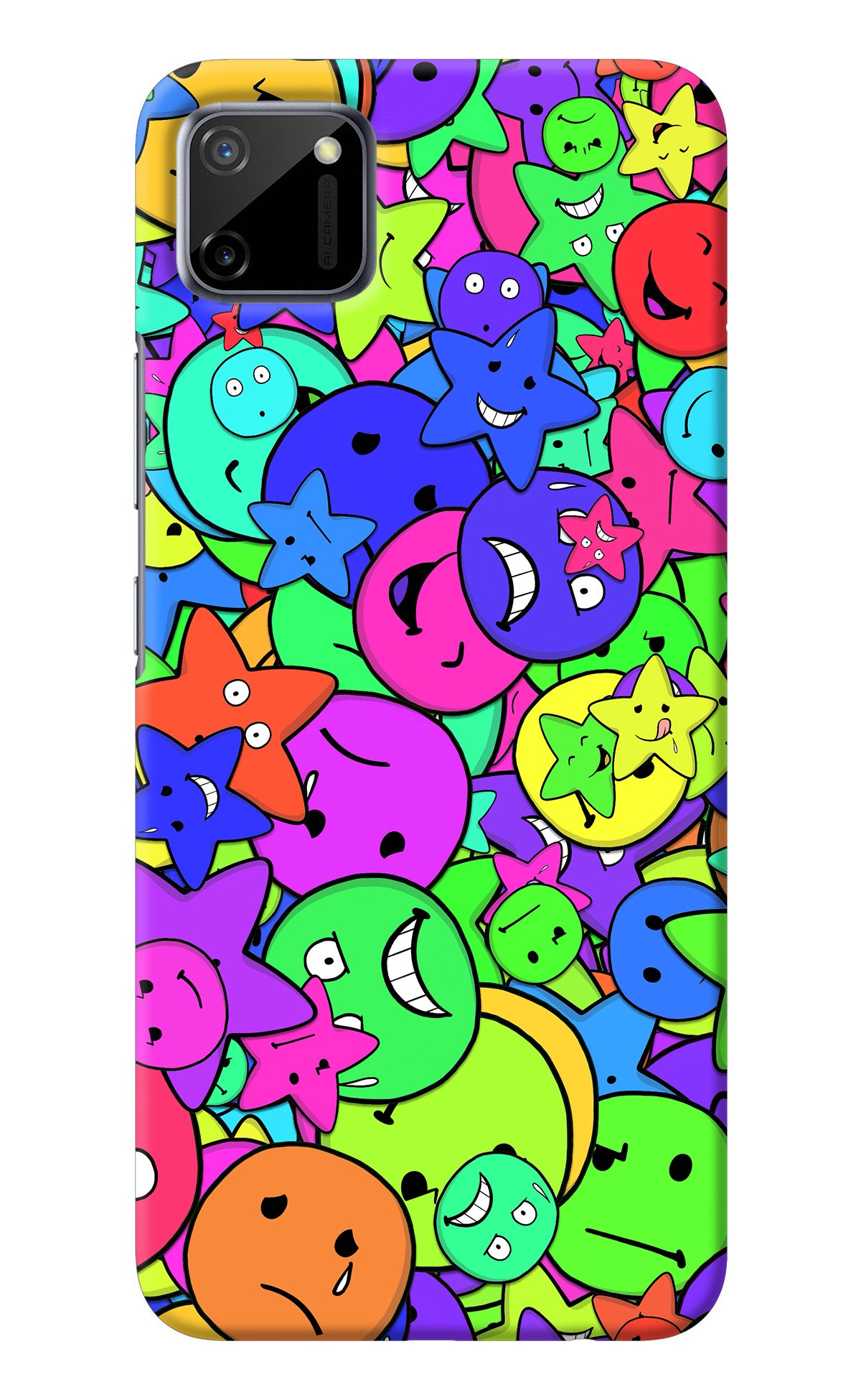 Fun Doodle Realme C11 2020 Back Cover