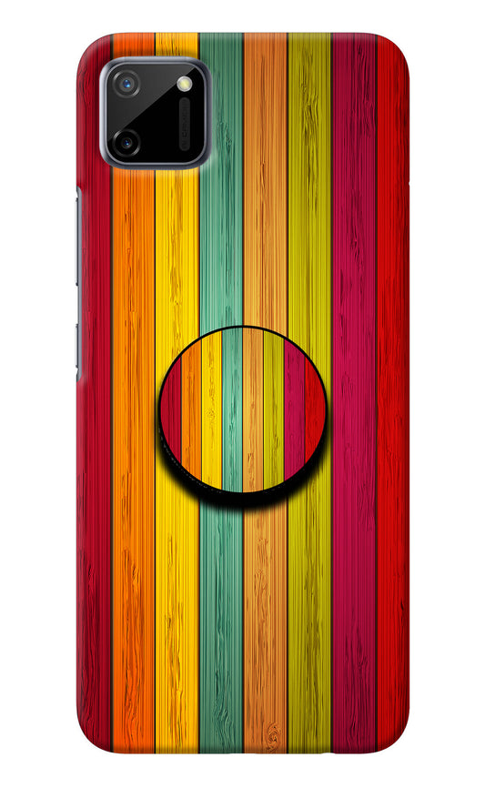 Multicolor Wooden Realme C11 2020 Pop Case