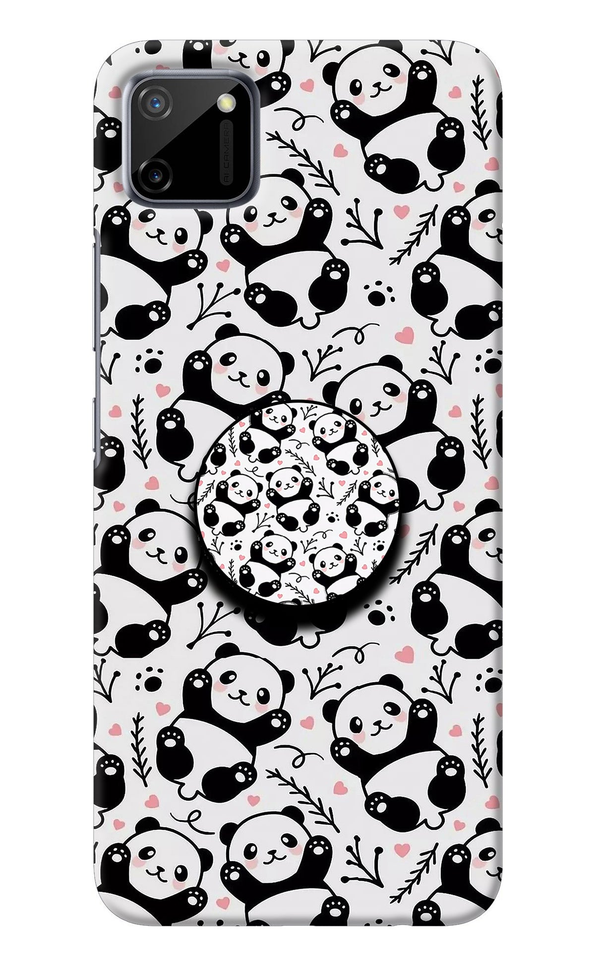 Cute Panda Realme C11 2020 Pop Case