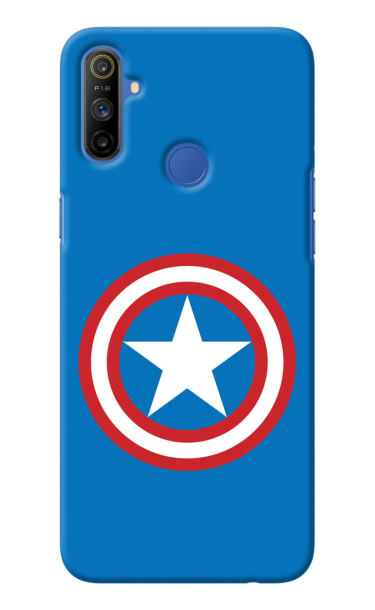 Captain America Logo Realme Narzo 10A/20A Back Cover