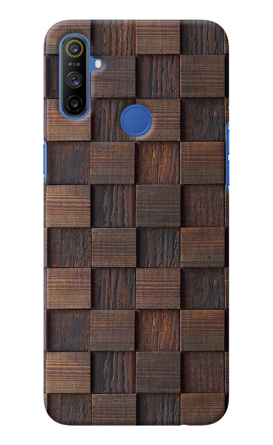 Wooden Cube Design Realme Narzo 10A/20A Back Cover