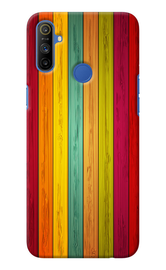 Multicolor Wooden Realme Narzo 10A/20A Back Cover