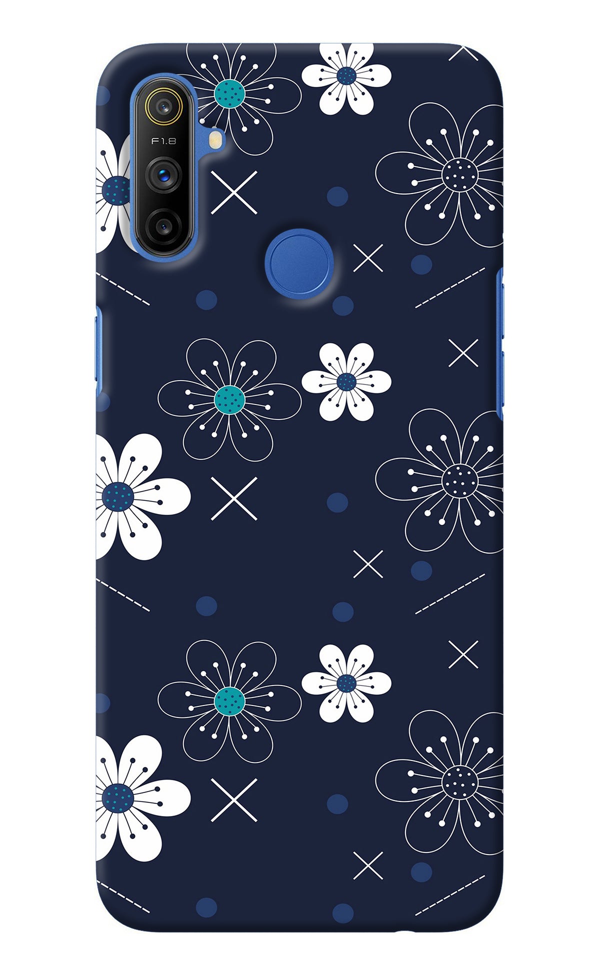 Flowers Realme Narzo 10A/20A Back Cover