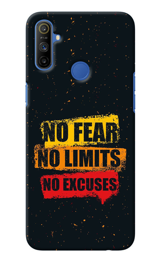 No Fear No Limits No Excuse Realme Narzo 10A/20A Back Cover