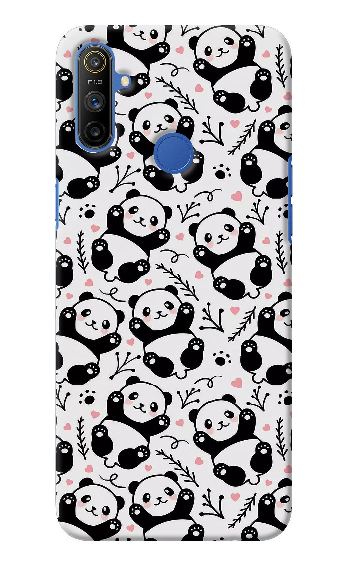 Cute Panda Realme Narzo 10A/20A Back Cover