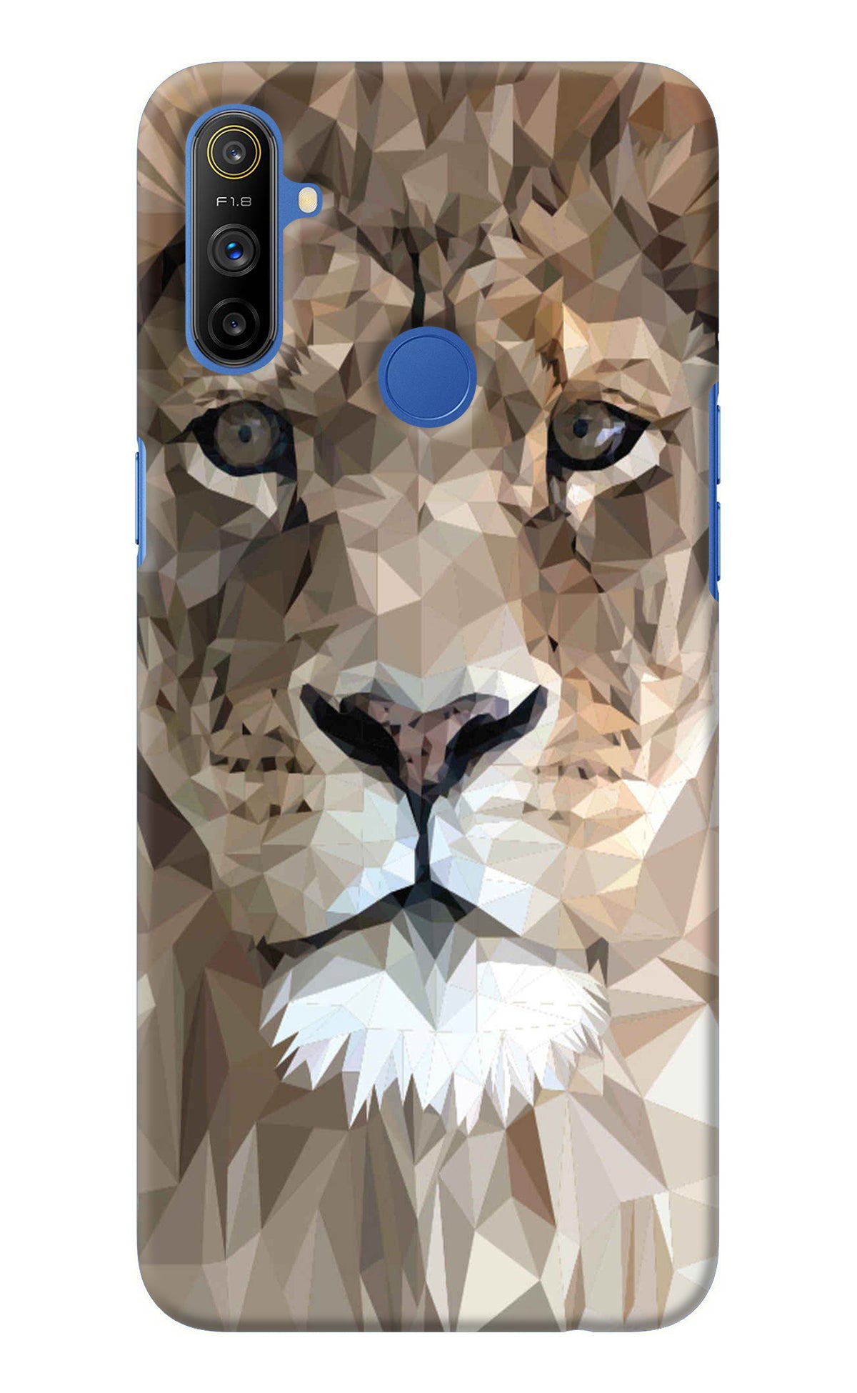 Lion Art Realme Narzo 10A/20A Back Cover