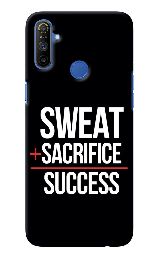 Sweat Sacrifice Success Realme Narzo 10A/20A Back Cover