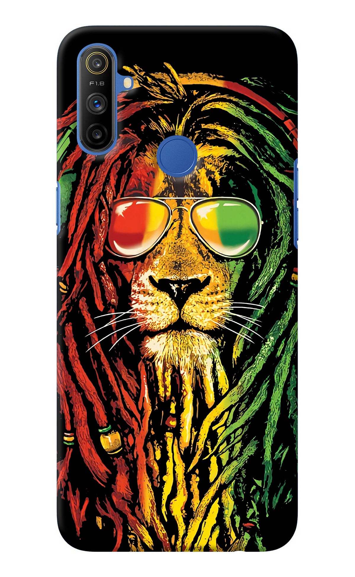 Rasta Lion Realme Narzo 10A/20A Back Cover