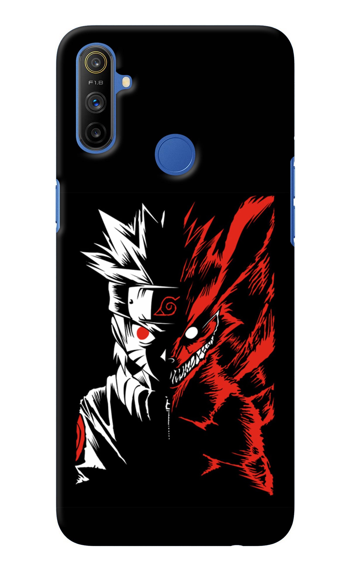 Naruto Two Face Realme Narzo 10A/20A Back Cover