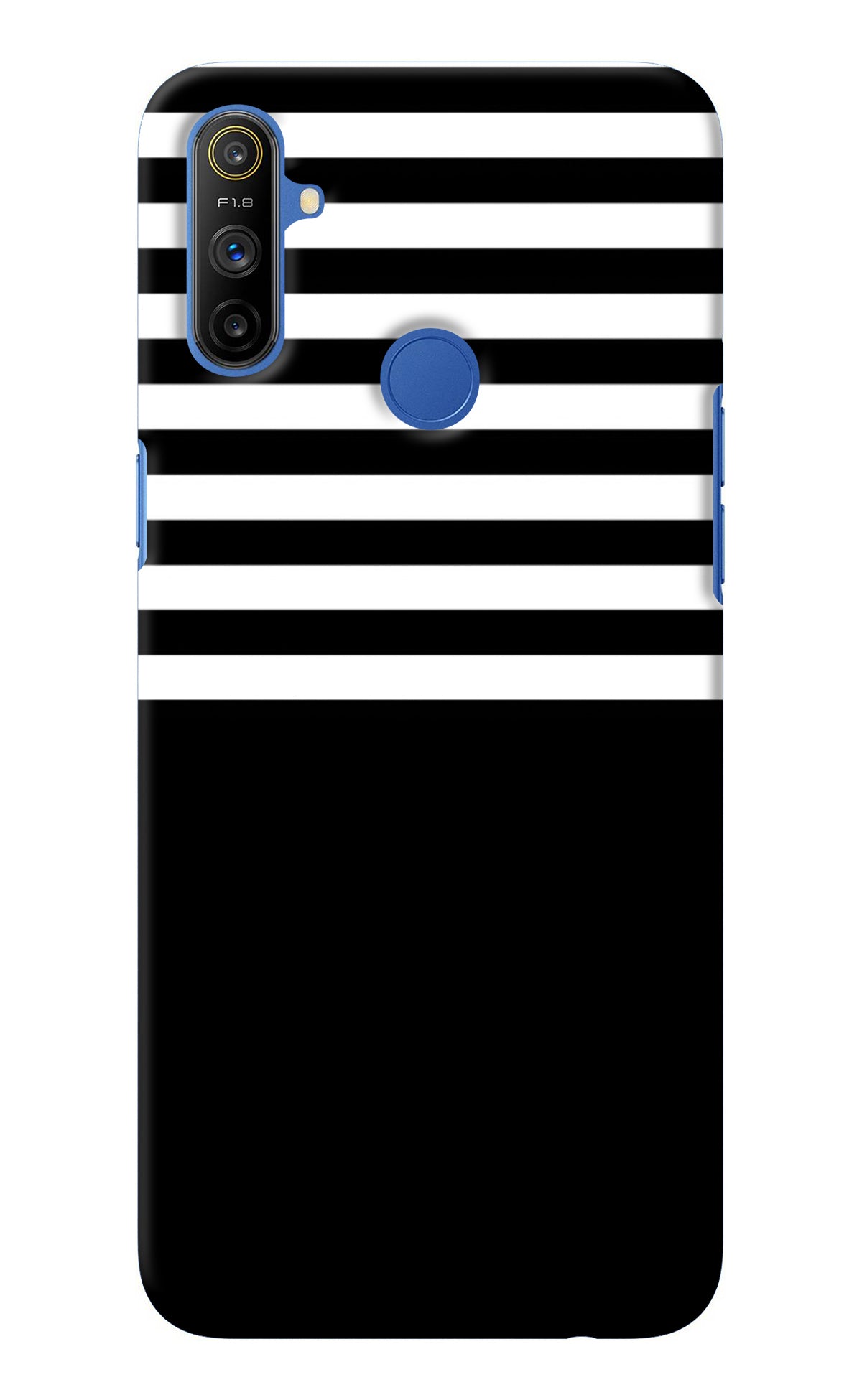 Black and White Print Realme Narzo 10A/20A Back Cover