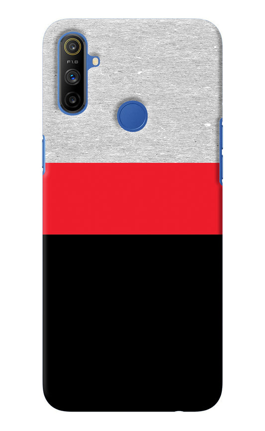 Tri Color Pattern Realme Narzo 10A/20A Back Cover