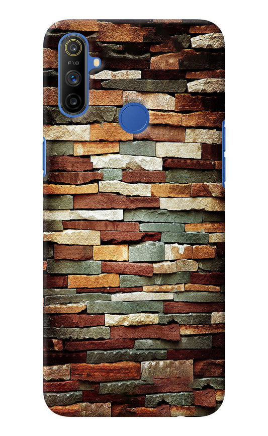 Bricks Pattern Realme Narzo 10A/20A Back Cover