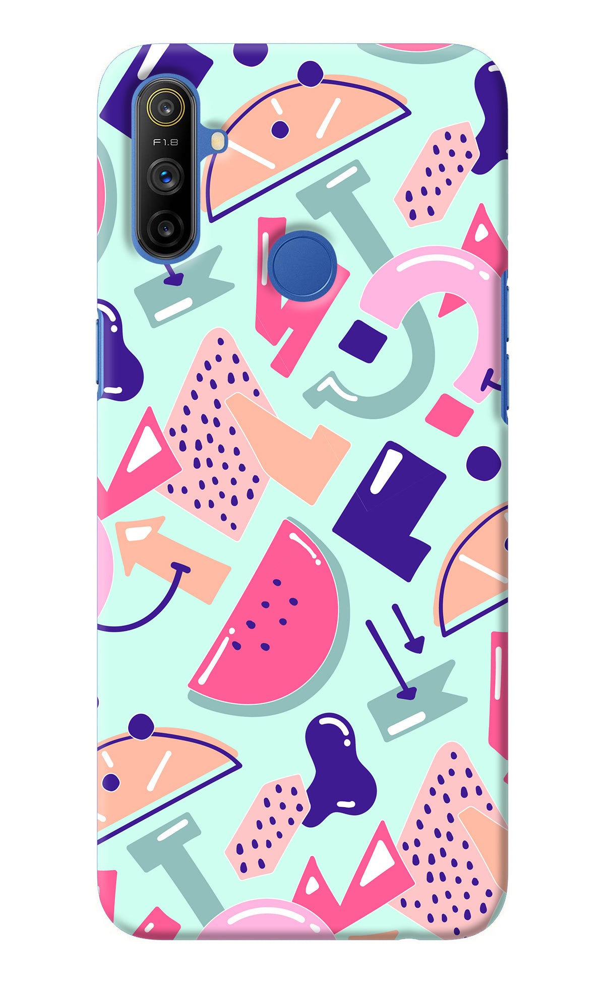 Doodle Pattern Realme Narzo 10A/20A Back Cover