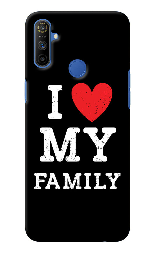 I Love My Family Realme Narzo 10A/20A Back Cover