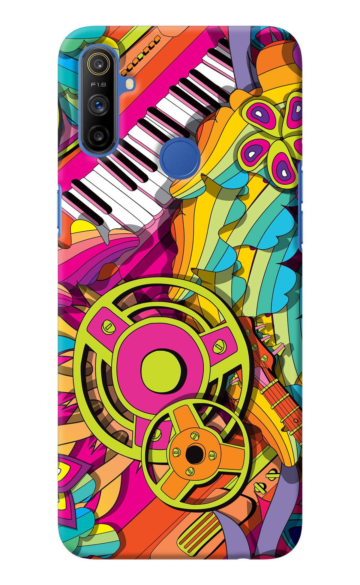 Music Doodle Realme Narzo 10A/20A Back Cover