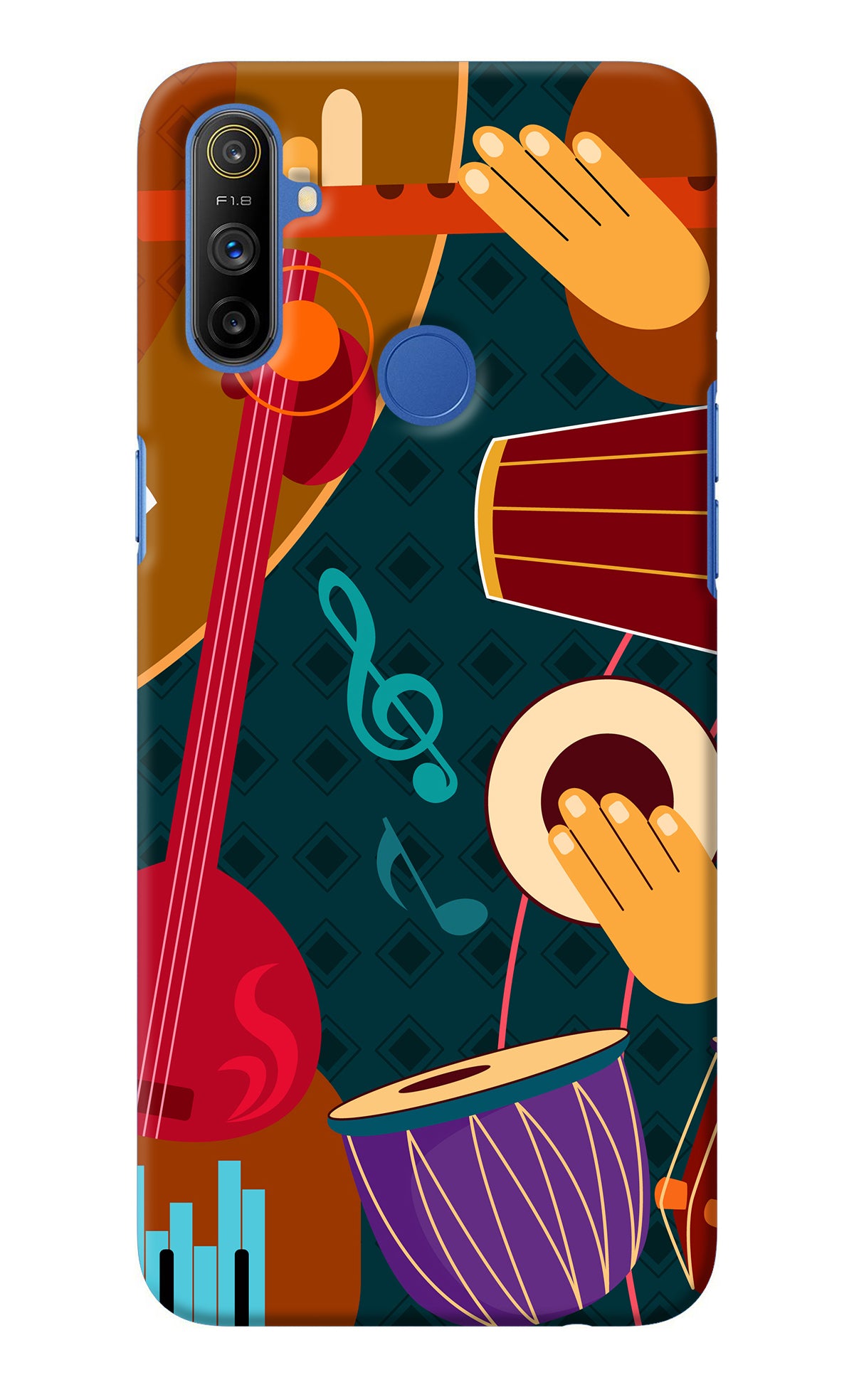 Music Instrument Realme Narzo 10A/20A Back Cover