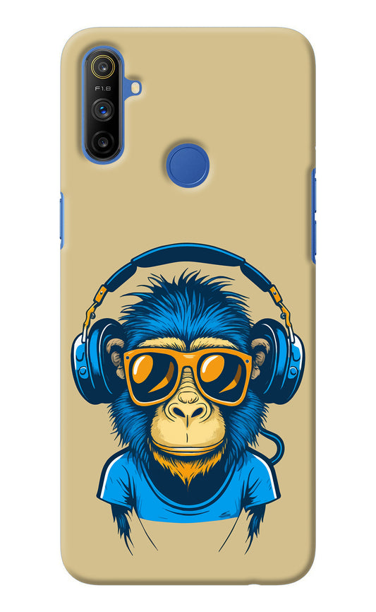 Monkey Headphone Realme Narzo 10A/20A Back Cover