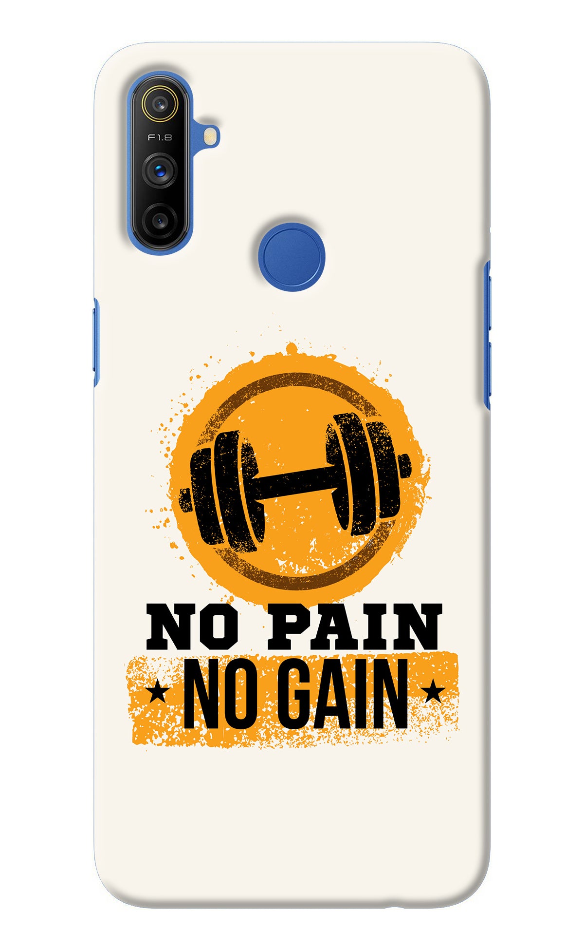 No Pain No Gain Realme Narzo 10A/20A Back Cover