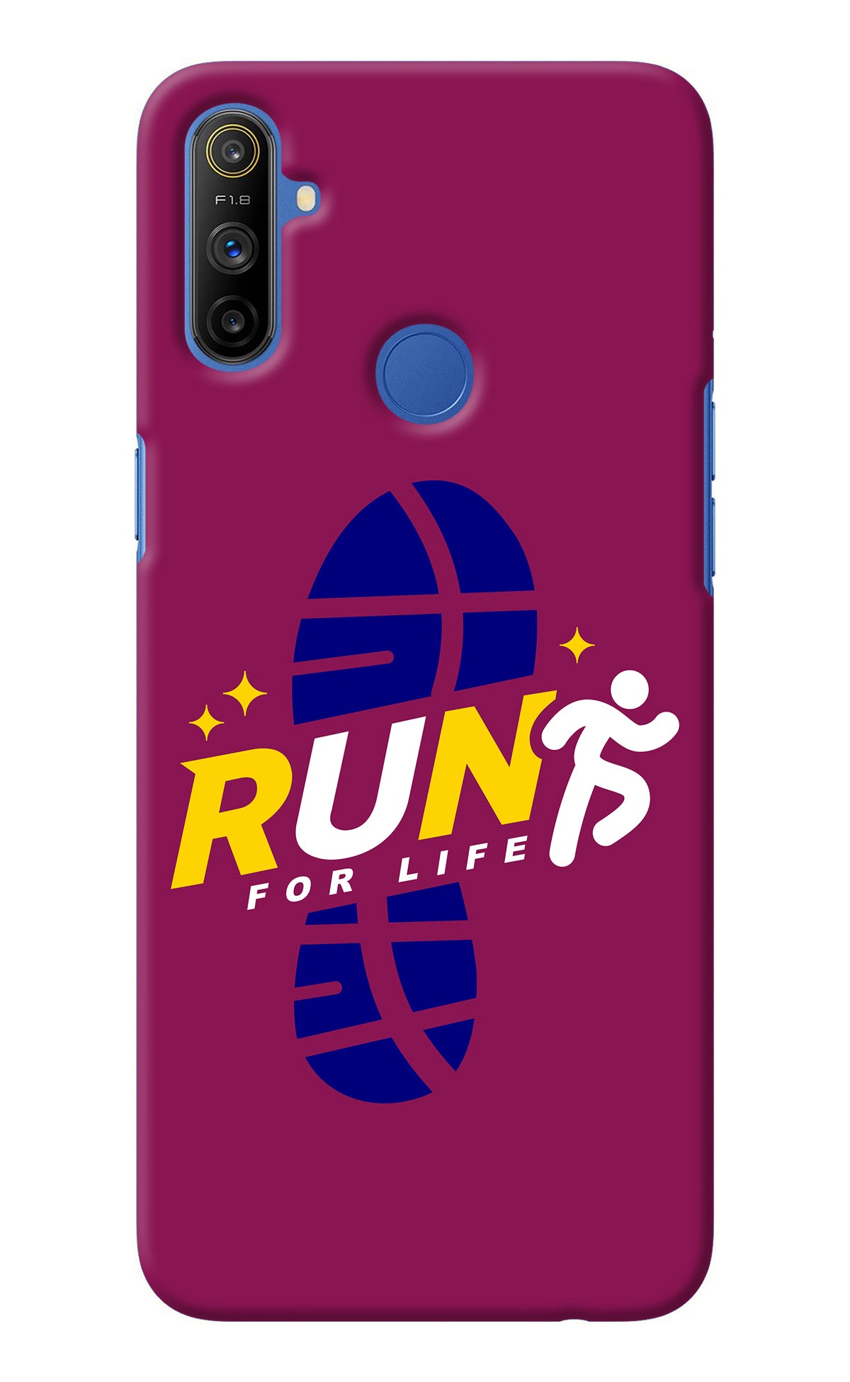 Run for Life Realme Narzo 10A/20A Back Cover