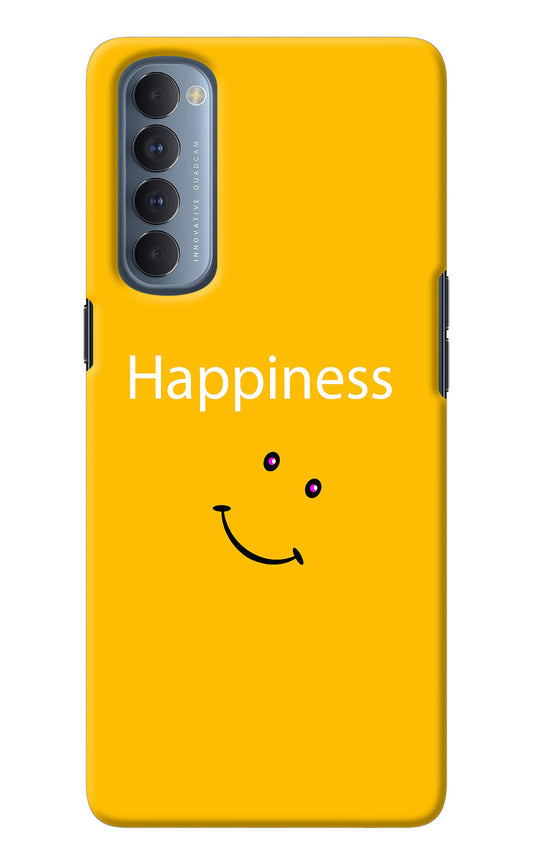 Happiness With Smiley Oppo Reno4 Pro Back Cover