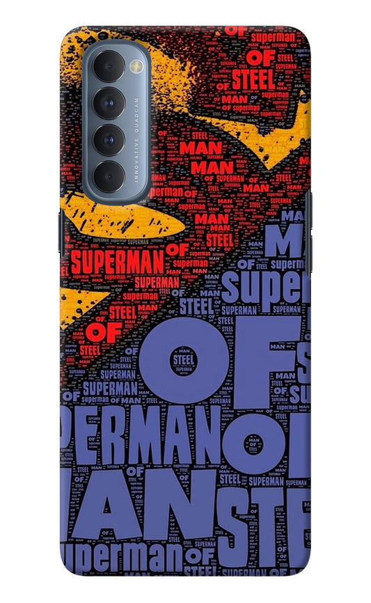 Superman Oppo Reno4 Pro Back Cover