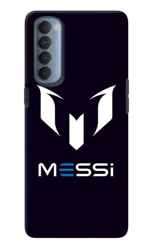 Messi Logo Oppo Reno4 Pro Back Cover