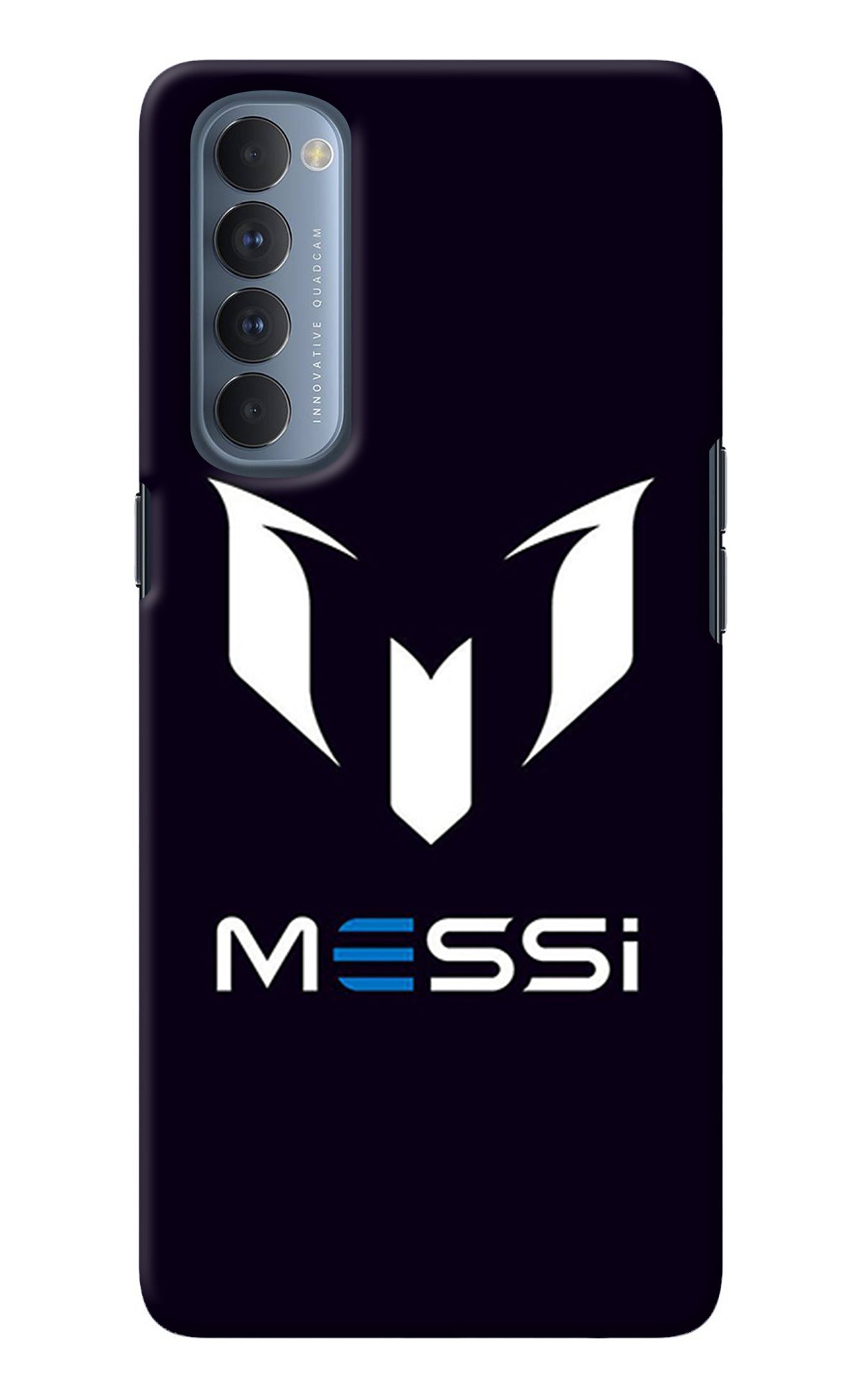 Messi Logo Oppo Reno4 Pro Back Cover