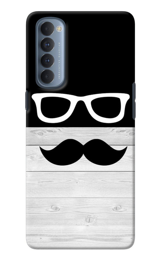 Mustache Oppo Reno4 Pro Back Cover
