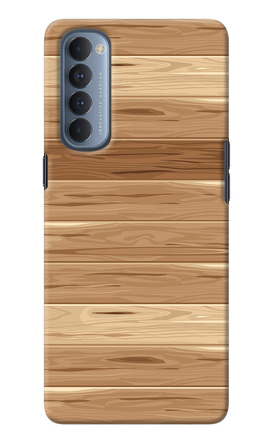 Wooden Vector Oppo Reno4 Pro Back Cover