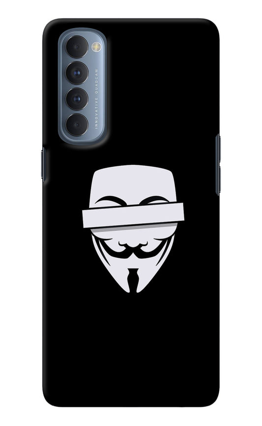 Anonymous Face Oppo Reno4 Pro Back Cover