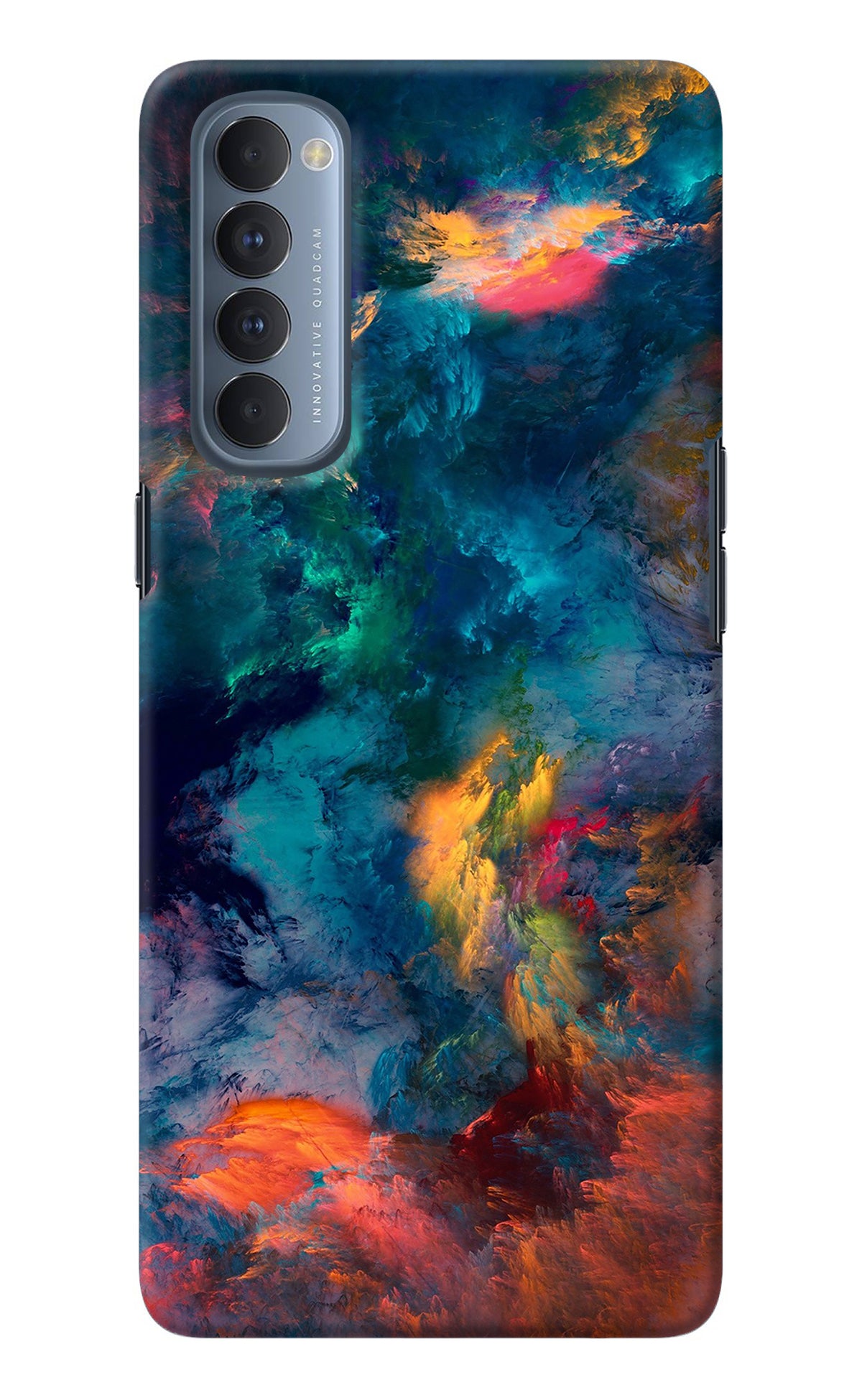 Artwork Paint Oppo Reno4 Pro Back Cover