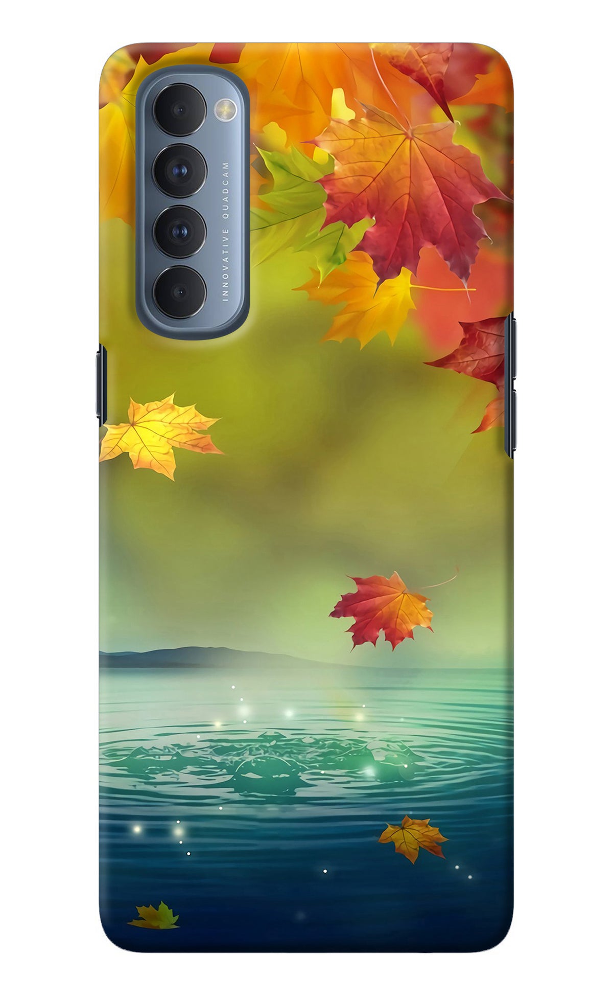 Flowers Oppo Reno4 Pro Back Cover