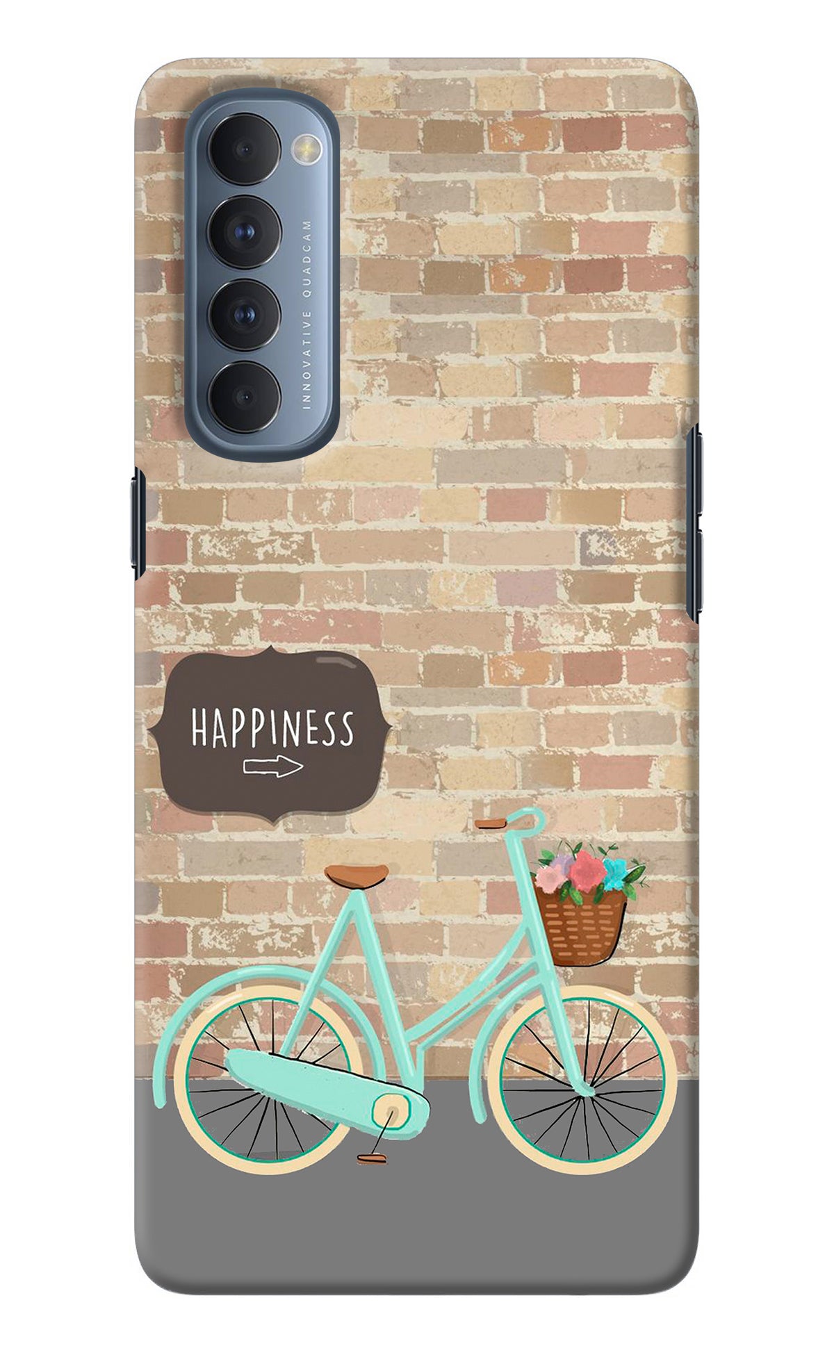 Happiness Artwork Oppo Reno4 Pro Back Cover