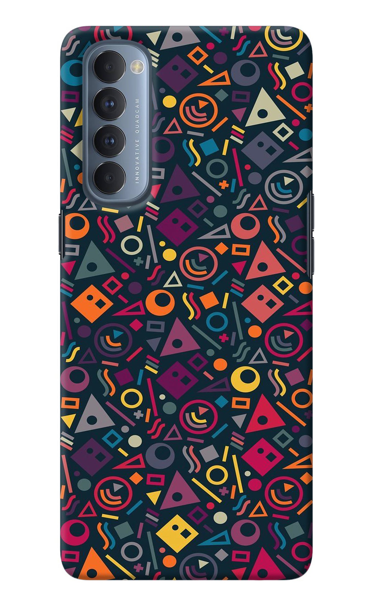 Geometric Abstract Oppo Reno4 Pro Back Cover