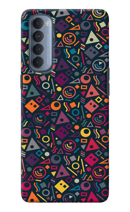 Geometric Abstract Oppo Reno4 Pro Back Cover
