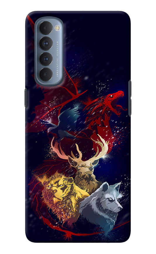 Game Of Thrones Oppo Reno4 Pro Back Cover