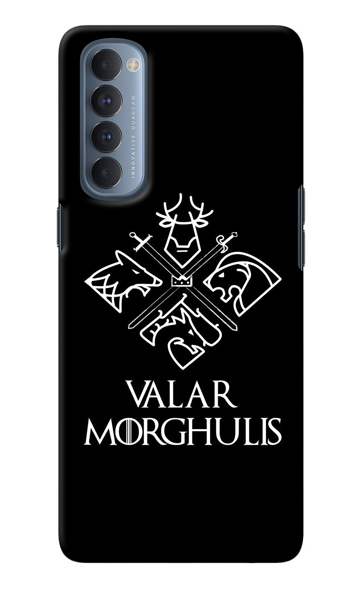 Valar Morghulis | Game Of Thrones Oppo Reno4 Pro Back Cover